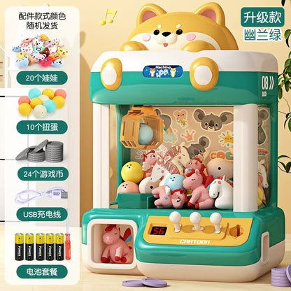 Shiba Showdown: The Adorable Mini Claw Machine Adventure!