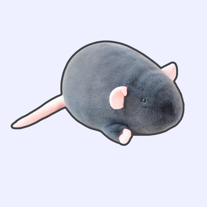 omgkawaii Stuffed Animals 35 CM / Dark Gray Jumbo Chubby Rat Plush