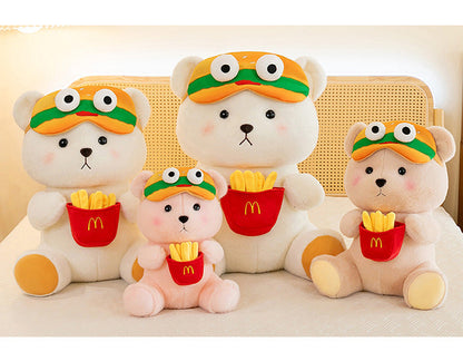 Burger Bear Plush with Fries
