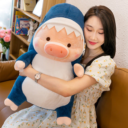 Dino and Shark Piggy Plushies